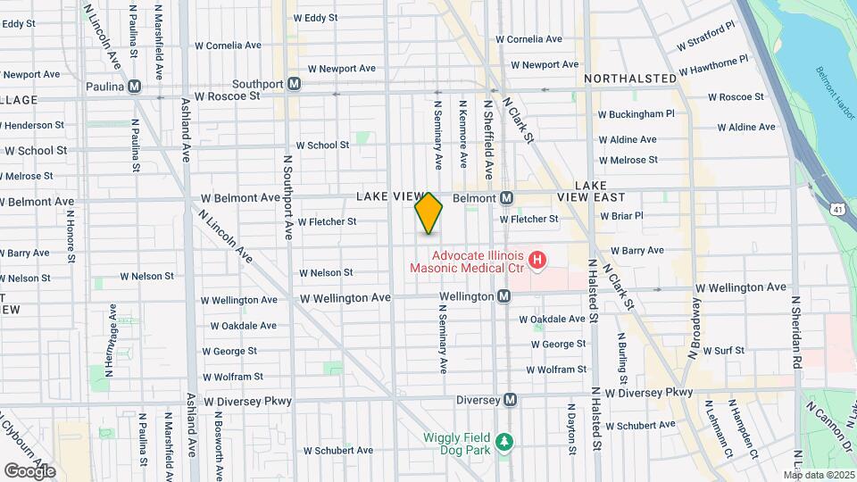 1114 W Barry Ave, Unit 002 Mapa y Detalles de la Ubicación