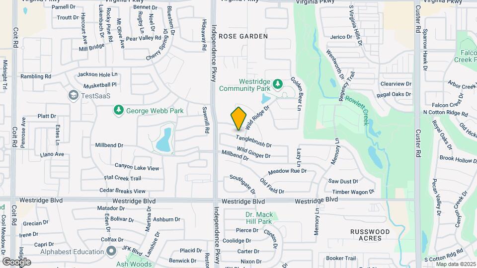 9908 Tanglebrush Dr Map and Location Details