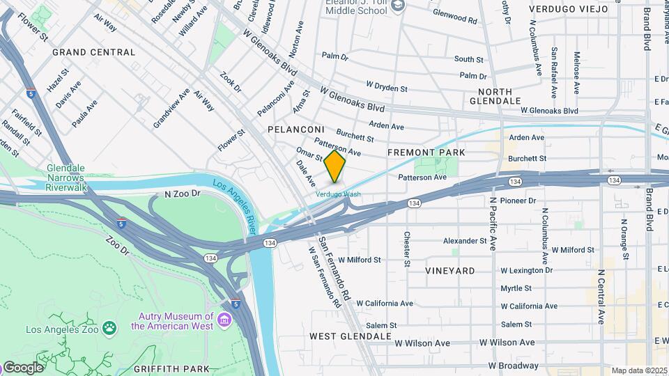 838 Grange St Map and Location Details