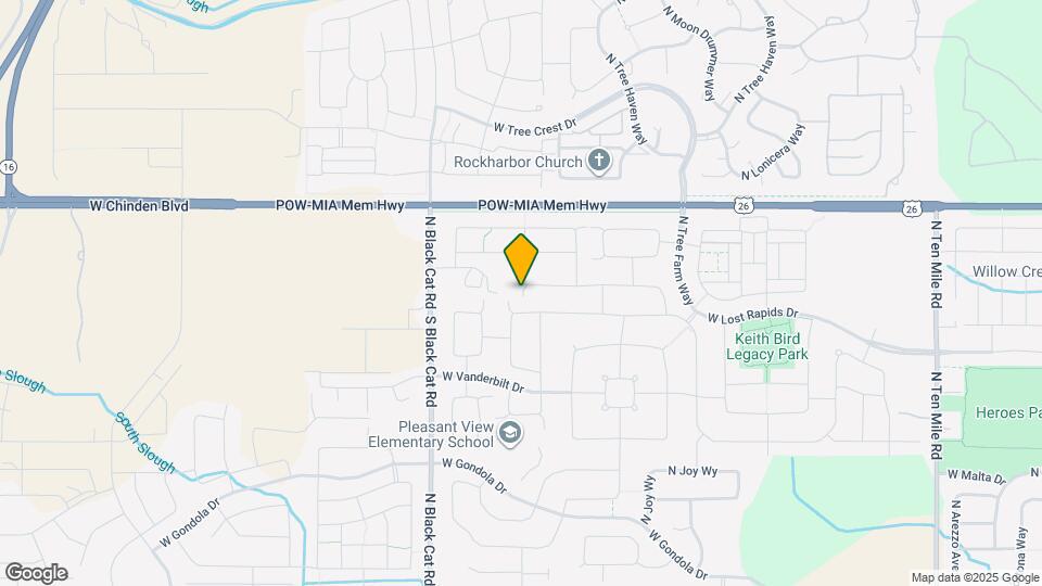 6113 N Colosseum Ave Map and Location Details