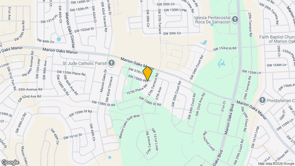 3832 SW 157th Place Rd Map and Location Details