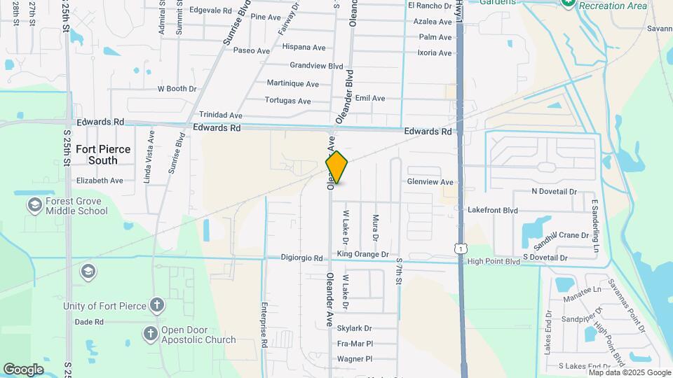 3172 Oleander Ave Map and Location Details