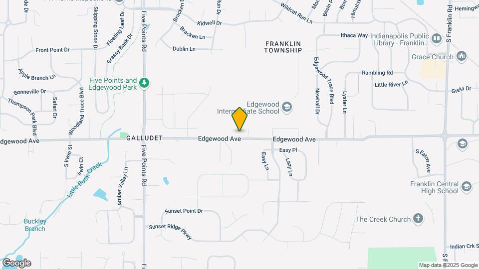7410 E Edgewood Ave Map and Location Details