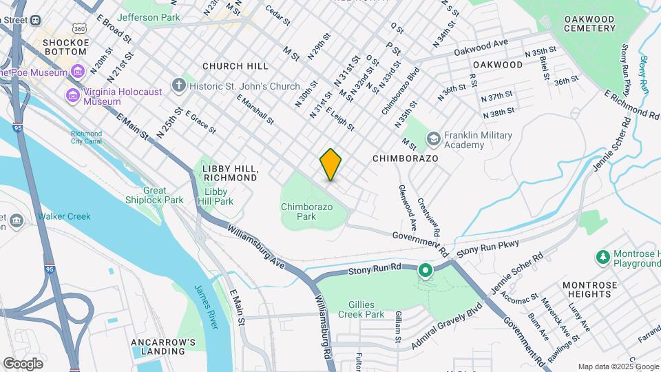 301 Chimborazo Blvd Map and Location Details