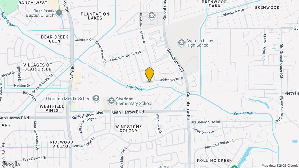 19411 Plantation Maple Dr Map and Location Details