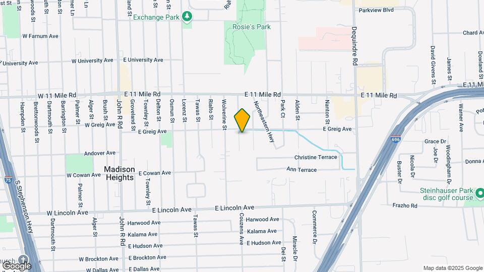 26446 Couzens Ave Map and Location Details