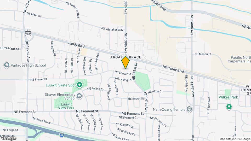 4123 NE 138th Ave Map and Location Details