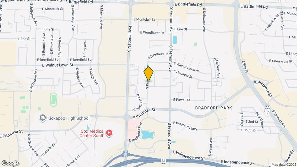 3464 S Kickapoo Ave Map and Location Details