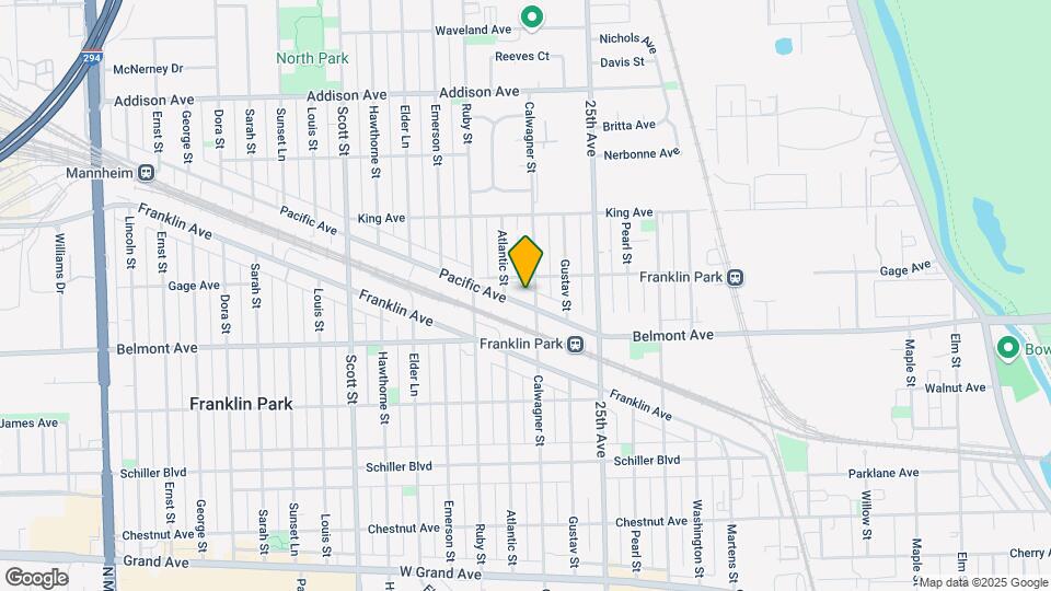 9706-9708 Pacific Ave Map and Location Details