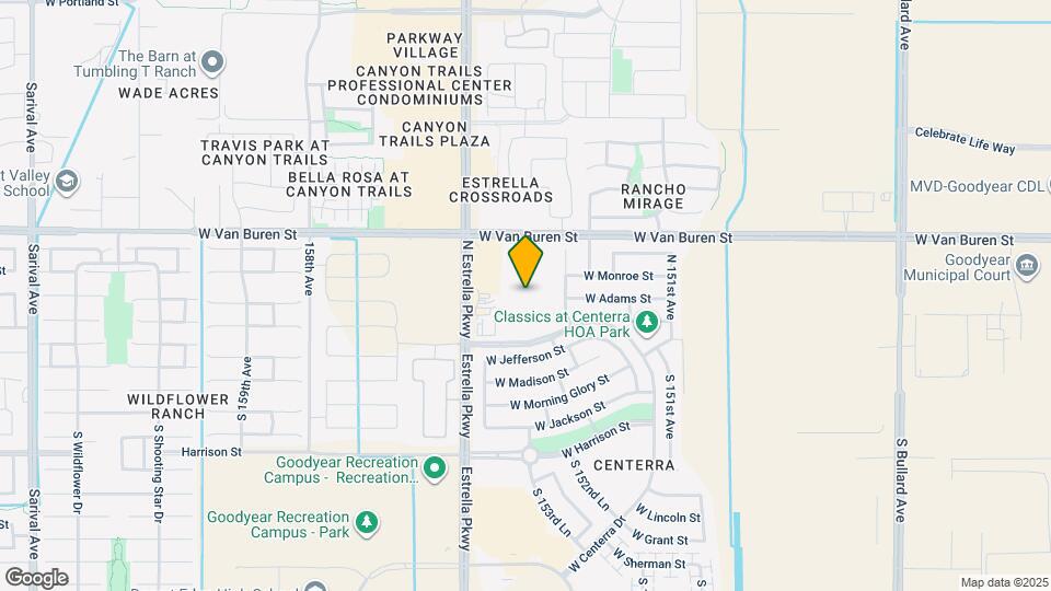Avilla Centerra Crossings Map and Location Details