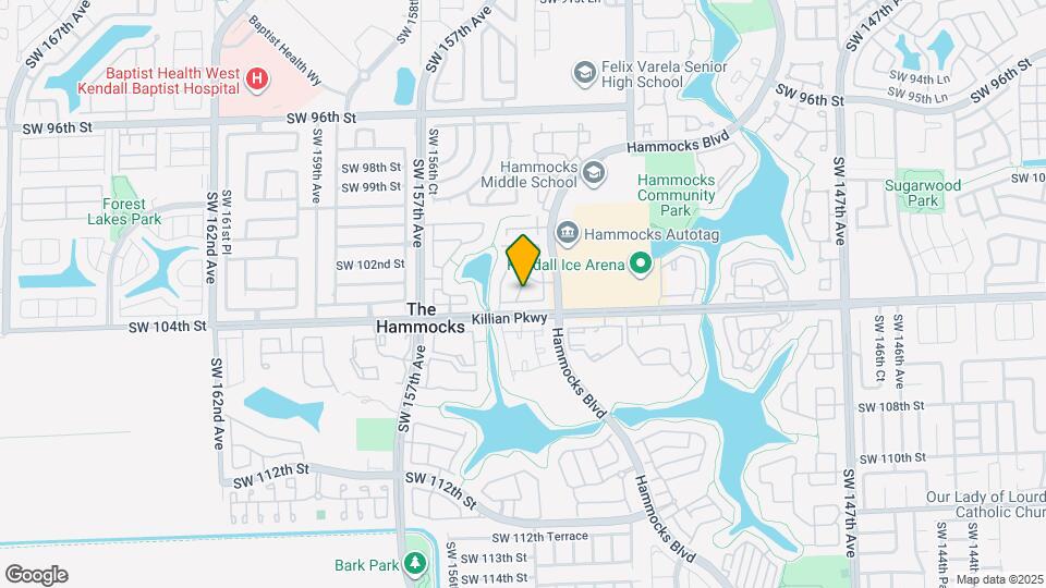 10351 SW 154th Pl Map and Location Details