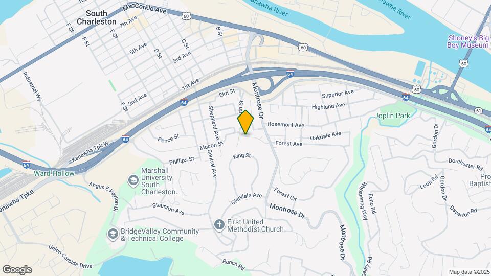 105 Forest Ave, Unit Apt B Map and Location Details