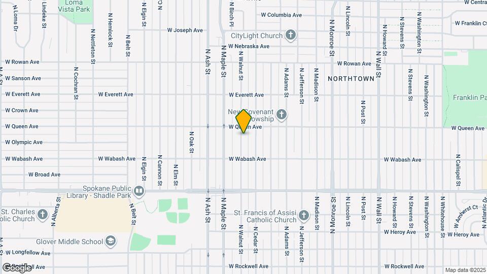 5014 N Walnut St Map and Location Details