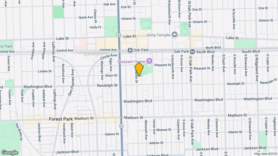 244 S Marion St Map and Location Details
