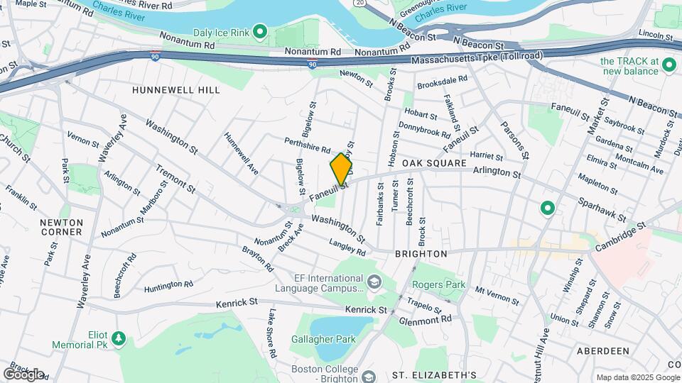 42 Brackett St, Unit 1 Map and Location Details