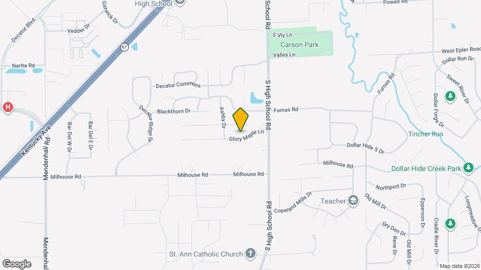 6430 Glory Maple Ln Mapa y Detalles de la Ubicación