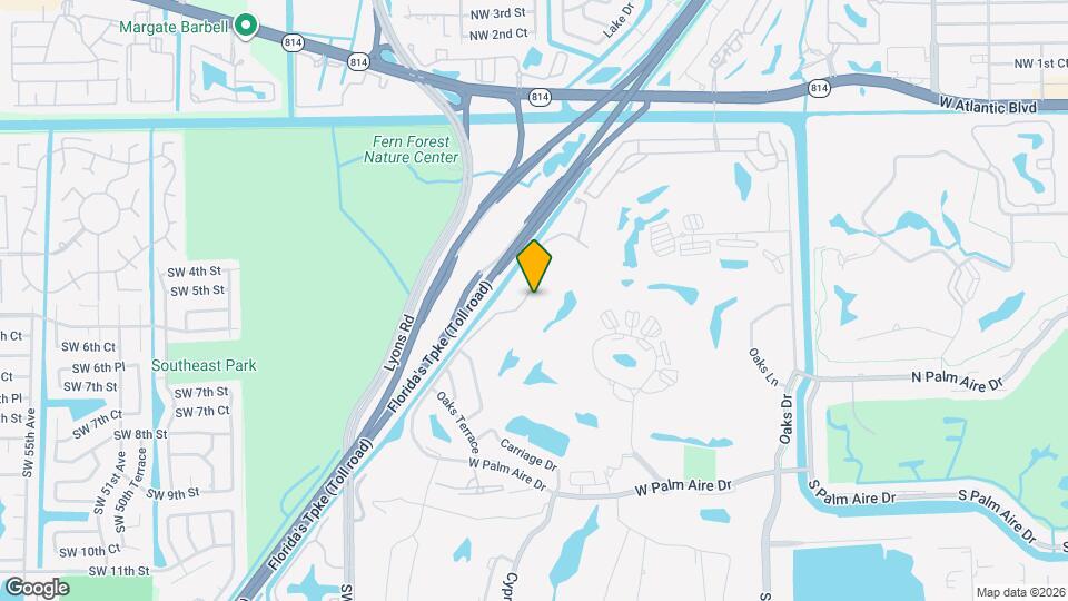 616 W Palm Aire Dr Mapa y Detalles de la Ubicación