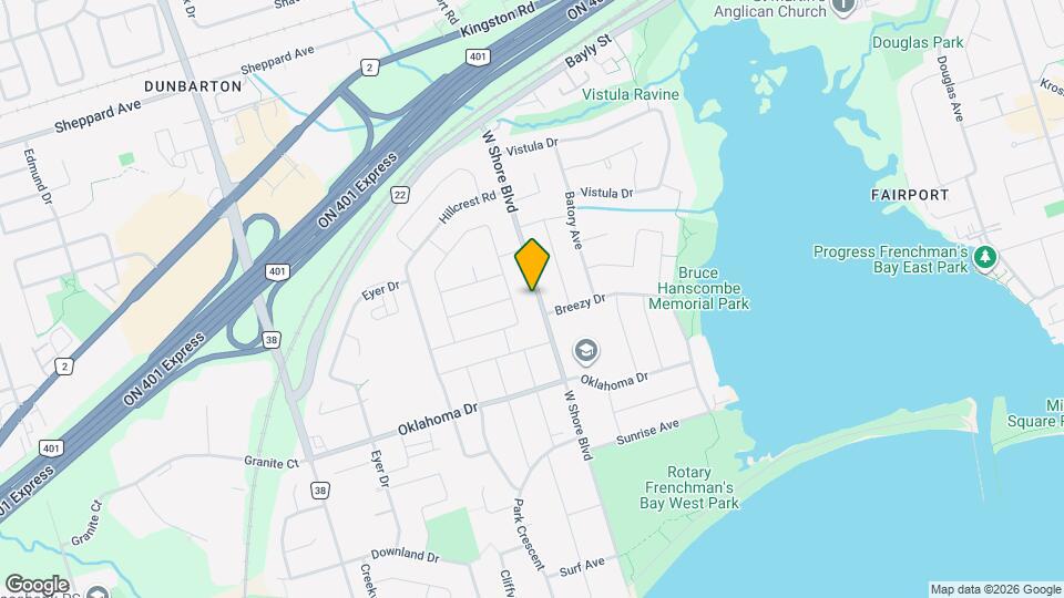 780 W Shore Blvd Map and Location Details