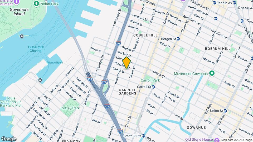 165 Carroll St Mapa y Detalles de la Ubicación