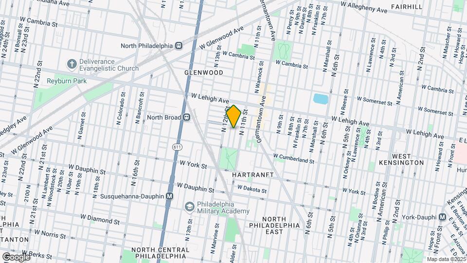 2552 N Jessup St Map and Location Details