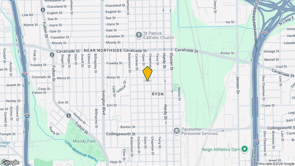 1309 Malvern St Map and Location Details