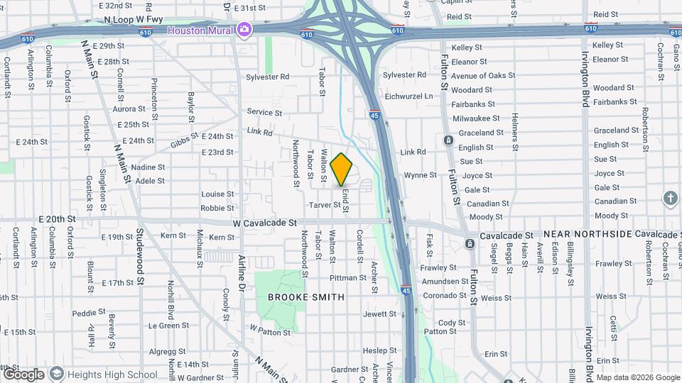 1509 Enid St Map and Location Details