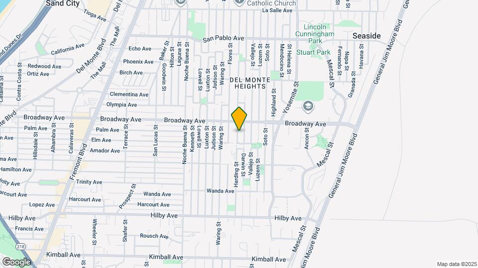 1542 Harding St Map and Location Details