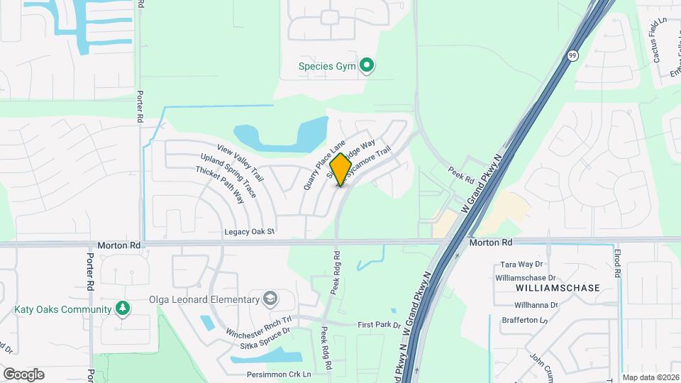 3214 Tall Sycamore Trail Map and Location Details