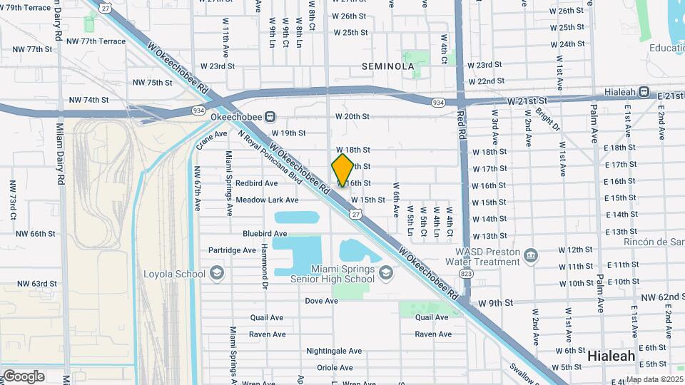 1550 W 7th Ct Map and Location Details