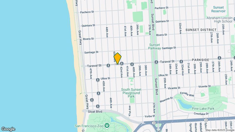 3231-3241 Taraval St Map and Location Details