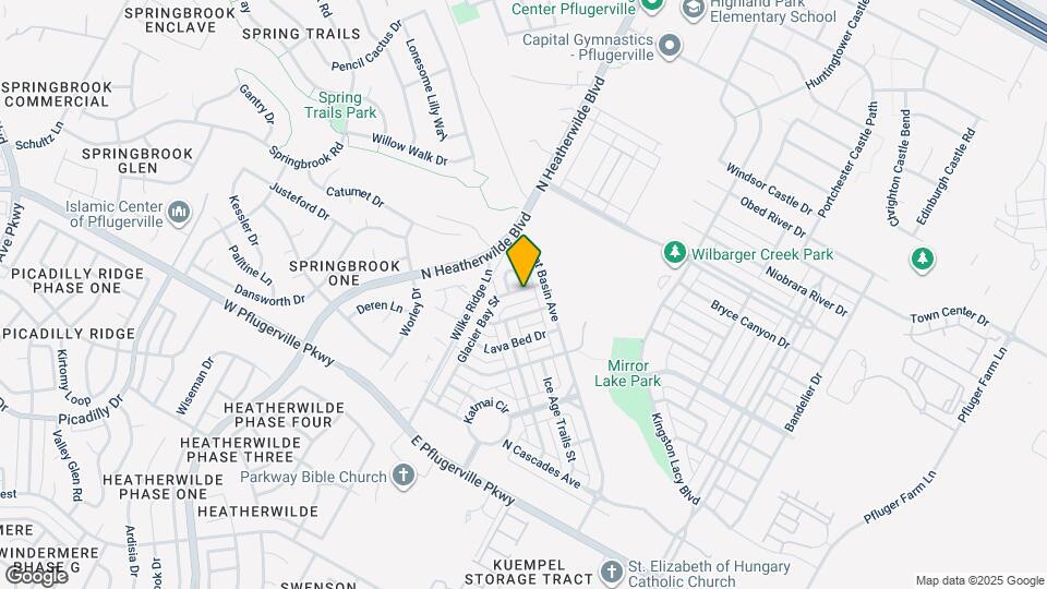 18121 Glacier Bay St Map and Location Details