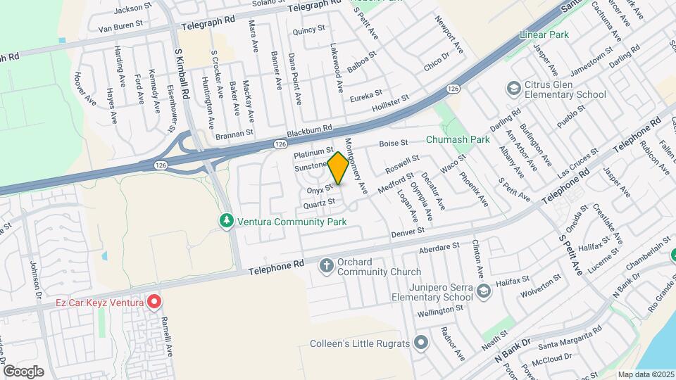 8262 Onyx St Map and Location Details