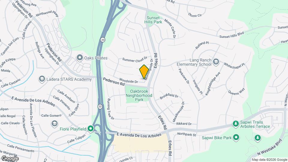 1915 Woodside Dr Map and Location Details