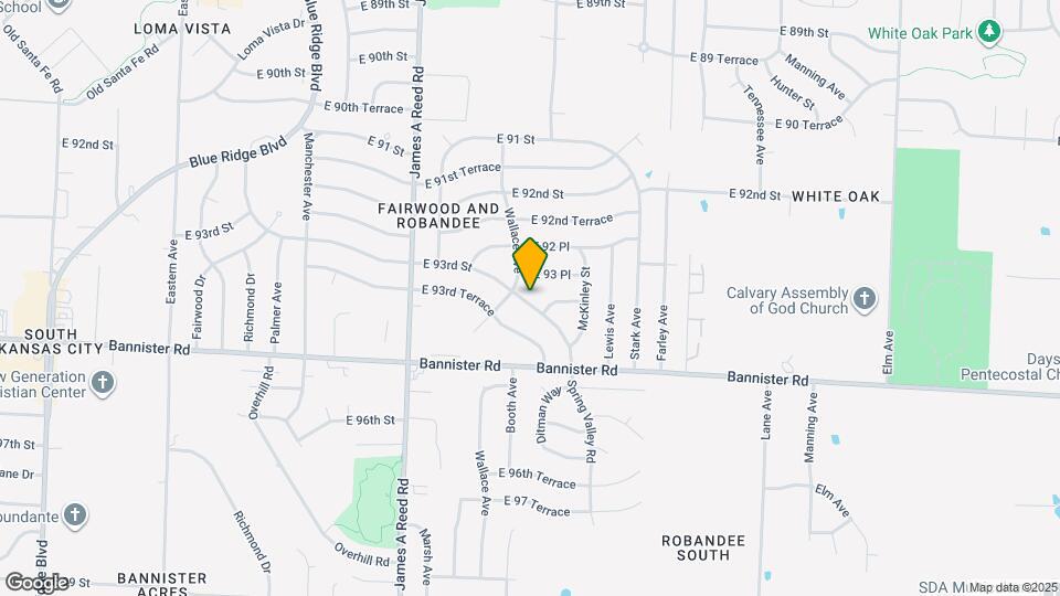 8504 E 93rd St Map and Location Details