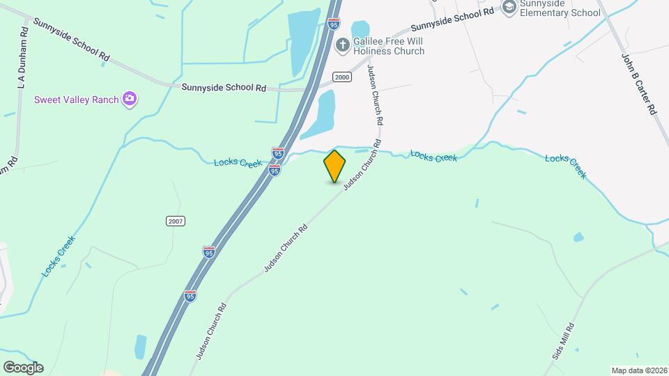 725 Judson Church Rd Map and Location Details