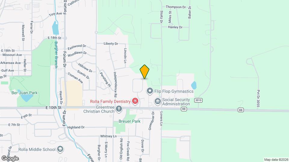 1526 Timber Creek Rd Map and Location Details