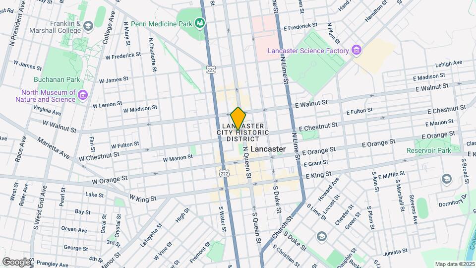 13 W Chestnut St Map and Location Details