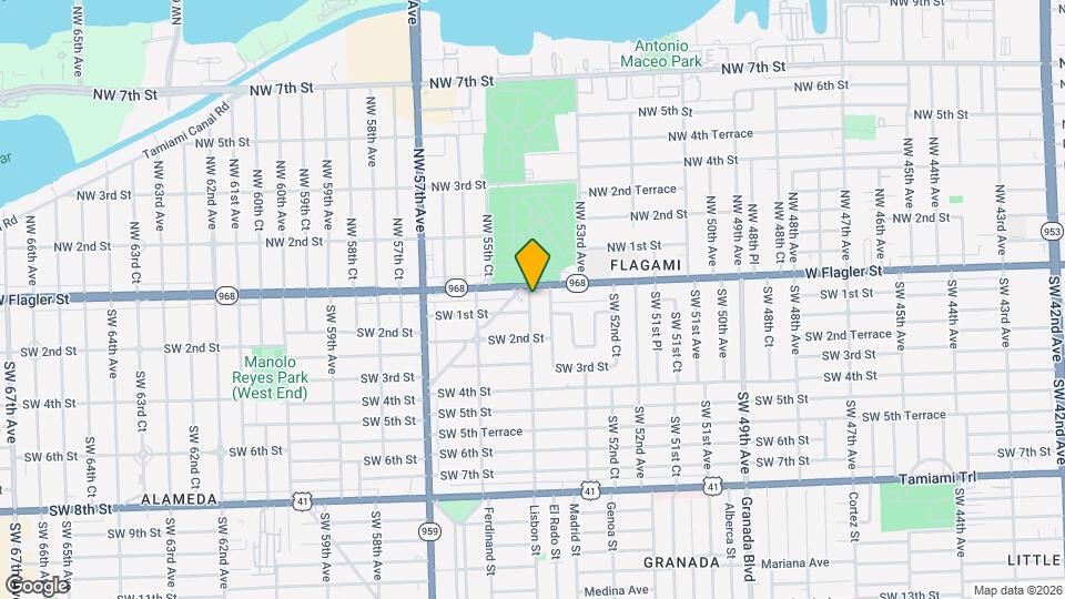 27 SW 55th Ave Mapa y Detalles de la Ubicación