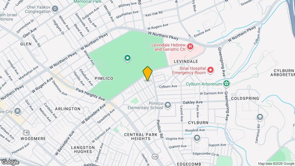 5115 Pembridge Ave Map and Location Details