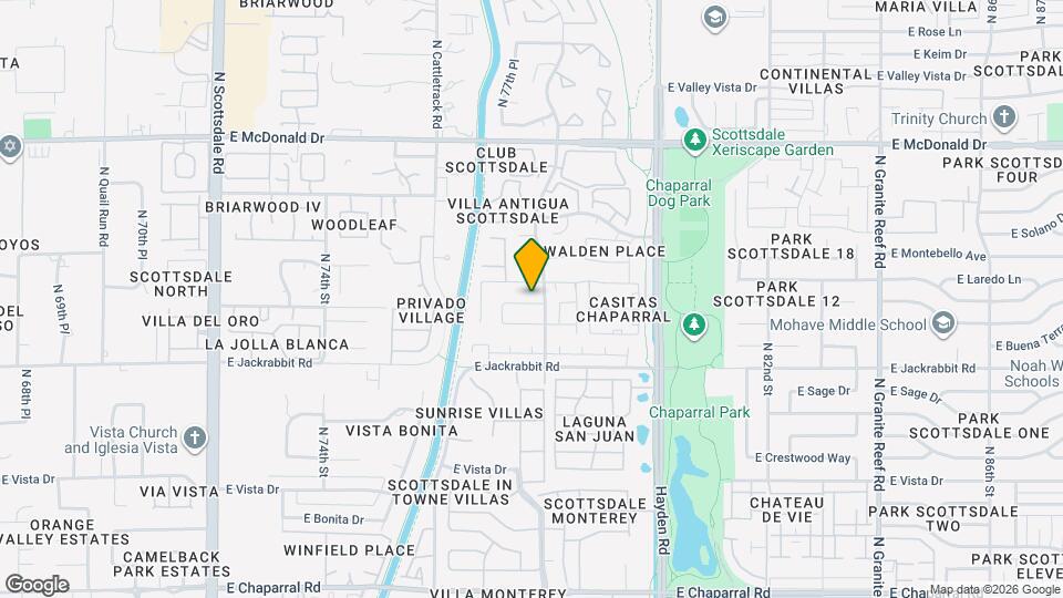 7748 E Valley View Rd, Unit SI ID1558659P Mapa y Detalles de la Ubicación
