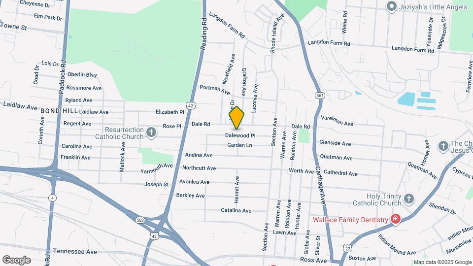 1870 Dalewood Pl Map and Location Details
