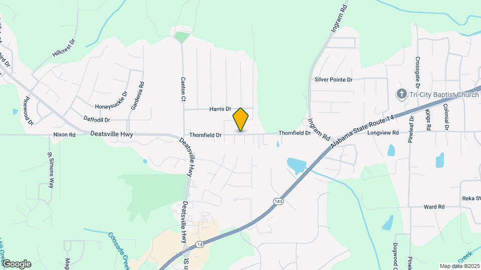 386 Thornfield Dr Map and Location Details