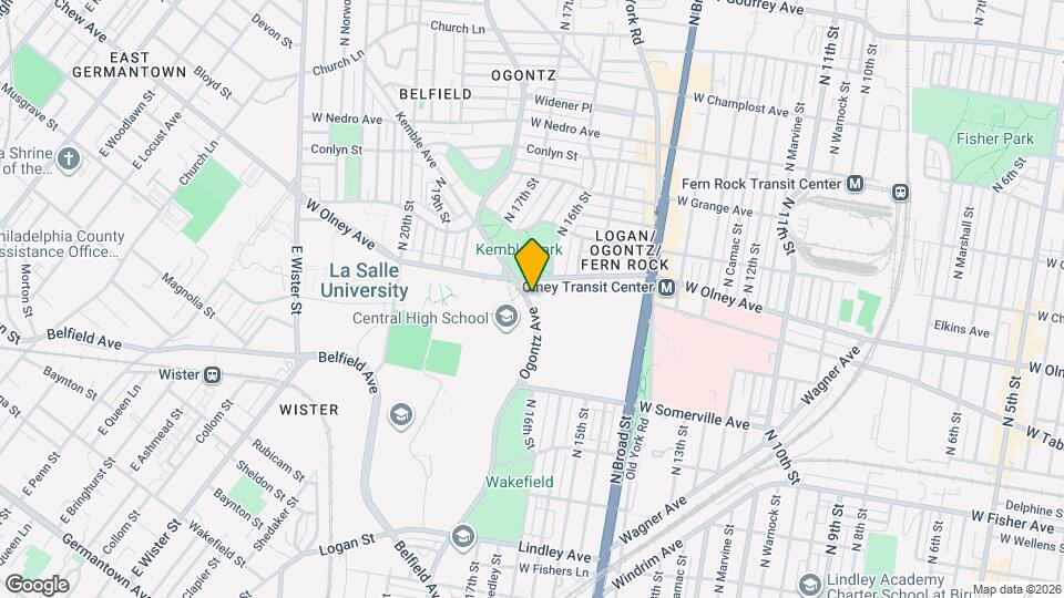 5575 Ogontz Ave, Unit First Floor Map and Location Details