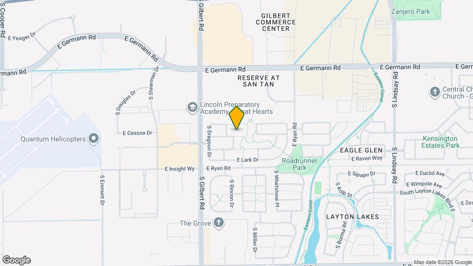 3124 E Sparrow Pl Map and Location Details