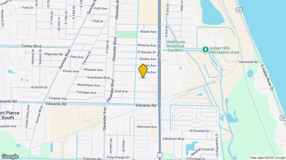 605 Ixoria Ave Map and Location Details