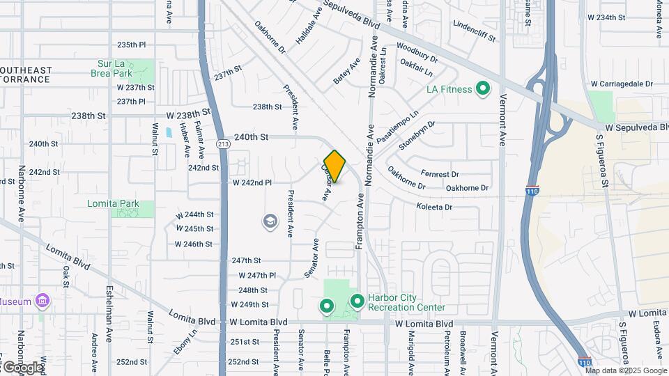 24220 Censor Ave, Unit A Map and Location Details