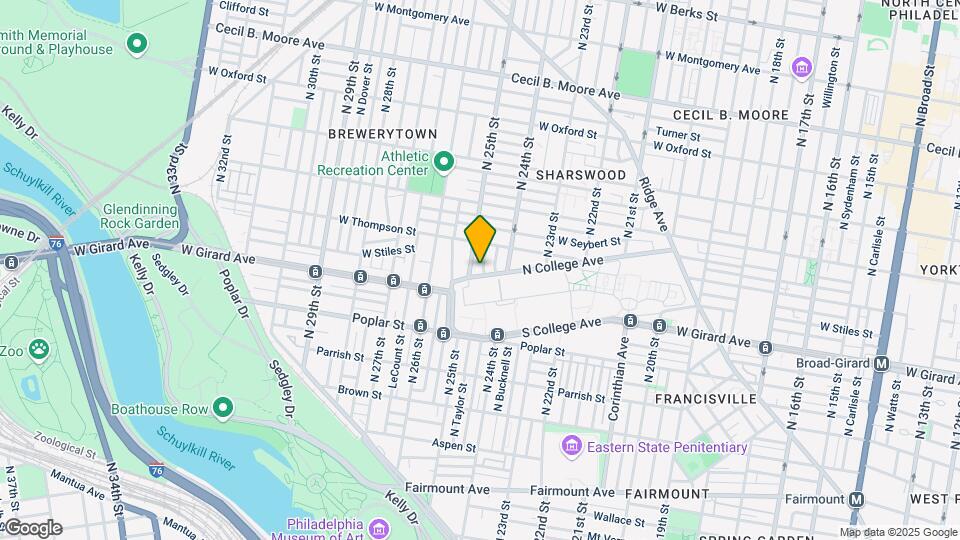 2435 N College Ave Map and Location Details