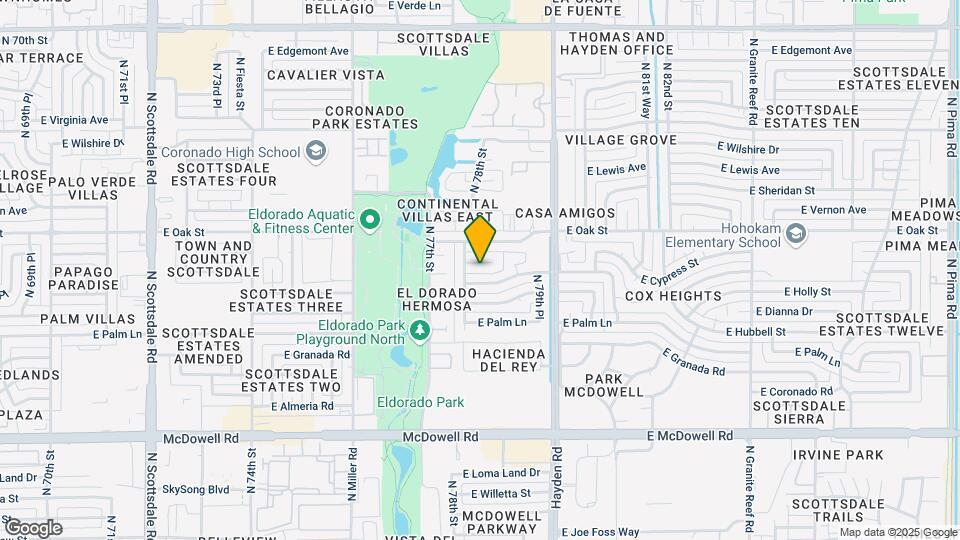 7813 E Cypress St Map and Location Details