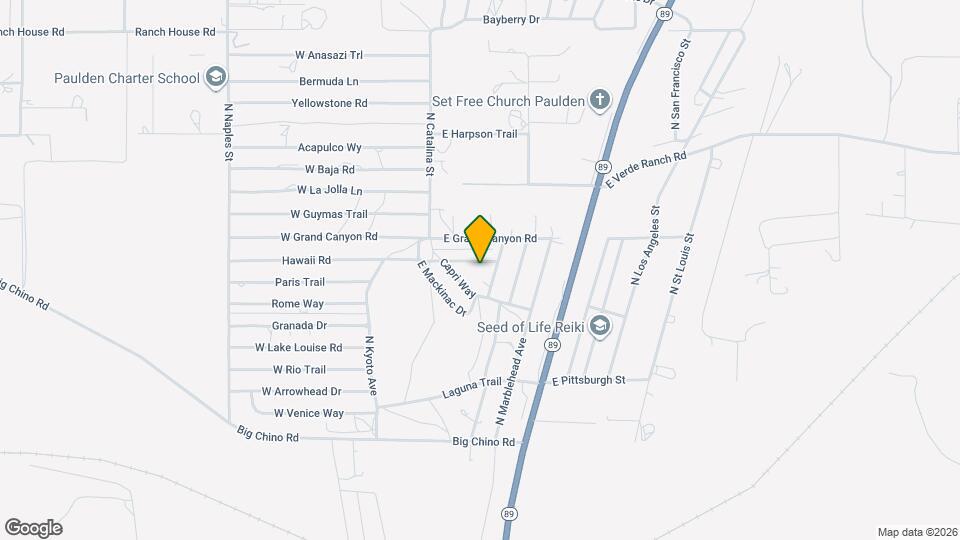 45 W Hawaii Rd Map and Location Details
