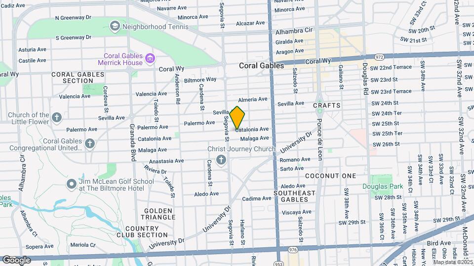 526 Catalonia Ave Map and Location Details